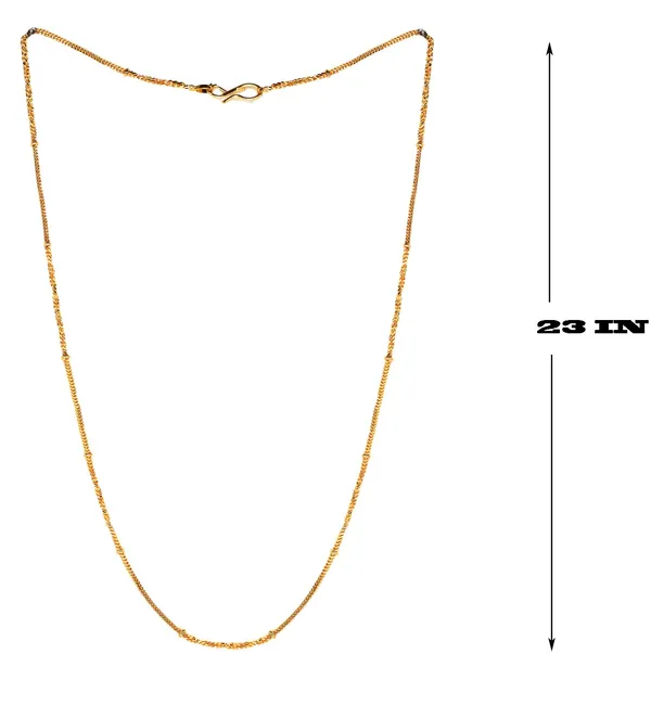 SHANKHRAJ_MALL_Classic_Gold-Plated_Chain_Necklace_for_Men_&_Women_|_Durable_Lobster_Clasp_(10052)