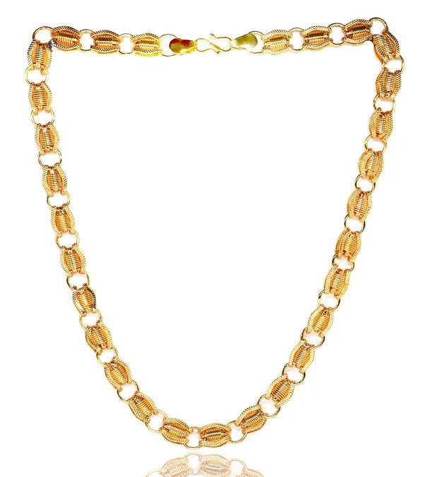 SHANKHRAJ_MALL_Gold_Plated_Men’s_Chain_Necklace_for_Boys_&_Men_|_Stylish_Heavy_Look_Chain_|_Multiple_Designs_&_Sizes_(10044)