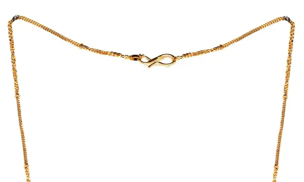SHANKHRAJ_MALL_Classic_Gold-Plated_Chain_Necklace_for_Men_&_Women_|_Durable_Lobster_Clasp_(10028)