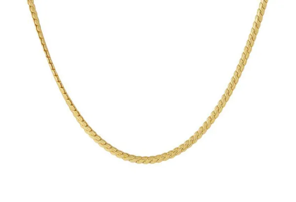 SHANKHRAJ_MALL_Classic_Gold-Plated_Chain_Necklace_for_Men_&_Women_|_Durable_Lobster_Clasp_(10075)