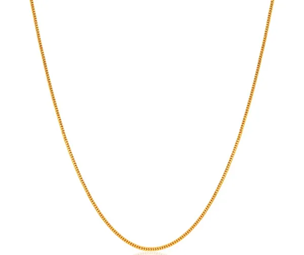 SHANKHRAJ_MALL_Classic_Gold-Plated_Chain_Necklace_for_Men_&_Women_|_Durable_Lobster_Clasp_(10017)