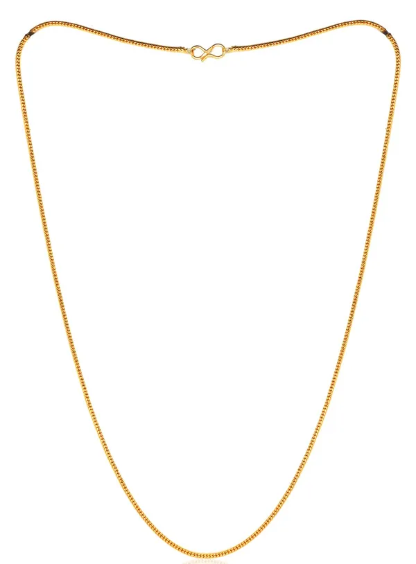 SHANKHRAJ_MALL_Classic_Gold-Plated_Chain_Necklace_for_Men_&_Women_|_Durable_Lobster_Clasp_(10017)