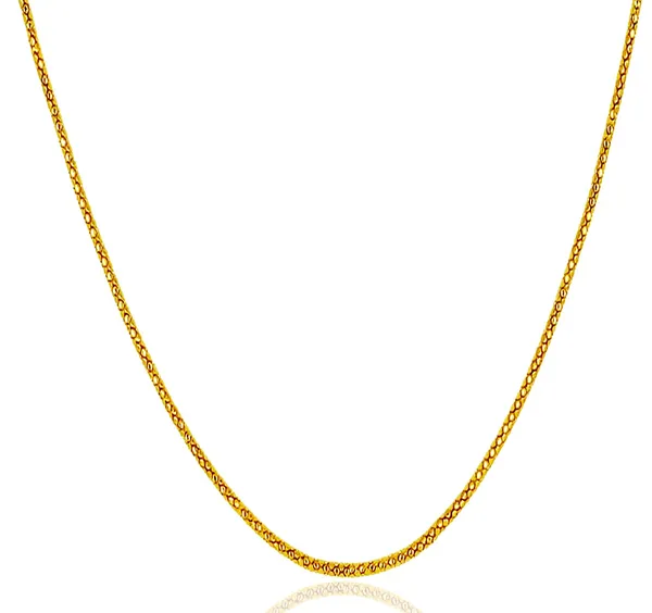 SHANKHRAJ_MALL_Classic_Gold-Plated_Chain_Necklace_for_Men_&_Women_|_Durable_Lobster_Clasp_(10016)