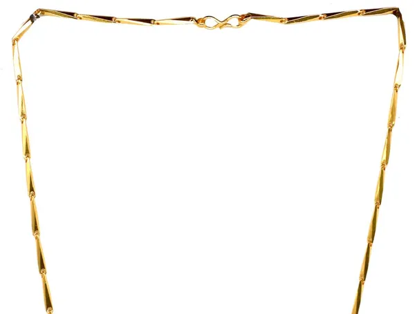 SHANKHRAJ_MALL_Classic_Gold-Plated_Chain_Necklace_for_Men_&_Women_|_Durable_Lobster_Clasp_(10054)