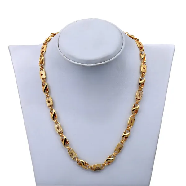 SHANKHRAJ_MALL_Gold_Plated_Men’s_Chain_Necklace_for_Boys_&_Men_|_Stylish_Heavy_Look_Chain_|_Multiple_Designs_&_Sizes_(1002)