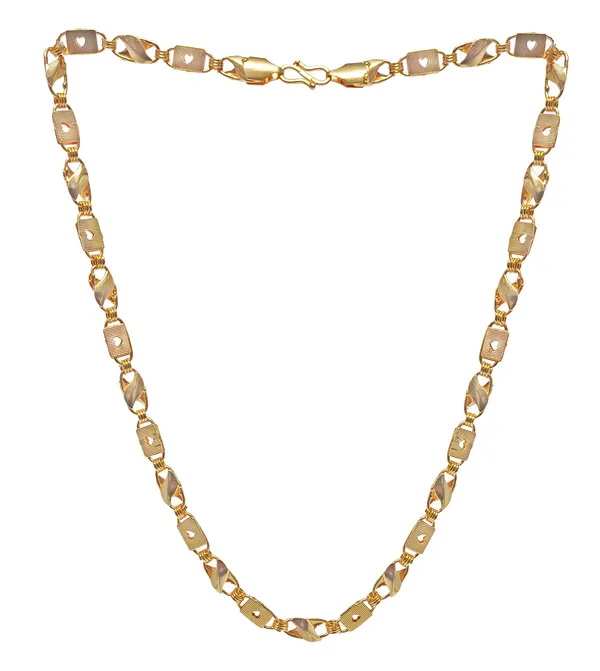 SHANKHRAJ_MALL_Gold_Plated_Men’s_Chain_Necklace_for_Boys_&_Men_|_Stylish_Heavy_Look_Chain_|_Multiple_Designs_&_Sizes_(1002)
