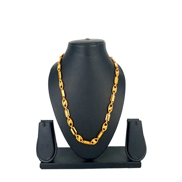 SHANKHRAJ_MALL_Gold_Plated_Men’s_Chain_Necklace_for_Boys_&_Men_|_Stylish_Heavy_Look_Chain_|_Multiple_Designs_&_Sizes_(100322)