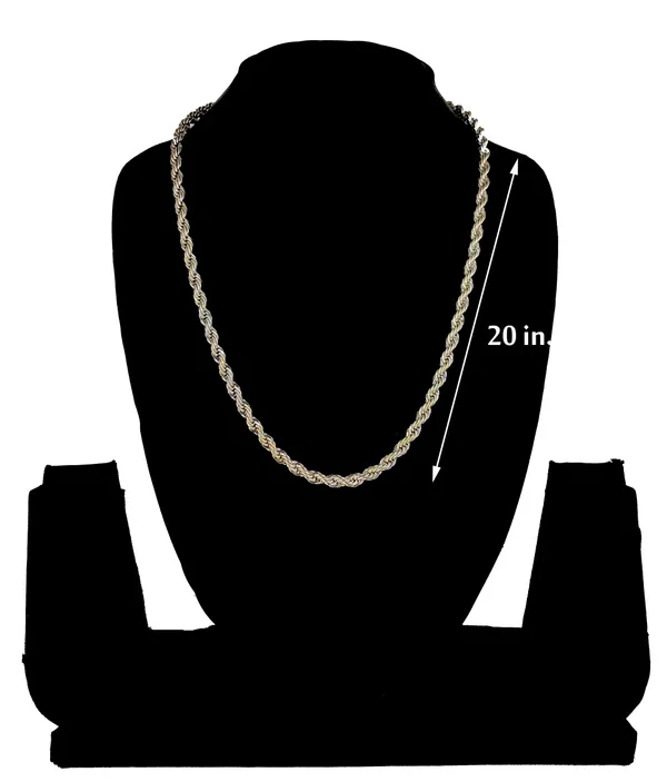 SHANKHRAJ_MALL_Men’s_Chrome_Finish_Figaro_Chain_Necklace_–_Durable_Metal,_Stylish_Jewelry_for_Men_&_Boys,_Non-Tarnish_&_Lightweight_Fashion_Accessory_(100741)