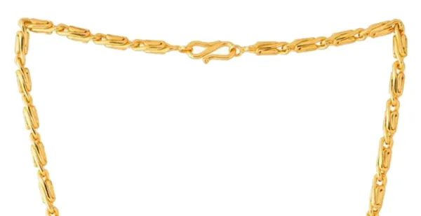 SHANKHRAJ_MALL_Classic_Gold-Plated_Chain_Necklace_for_Men_&_Women_|_Durable_Lobster_Clasp_(10012)