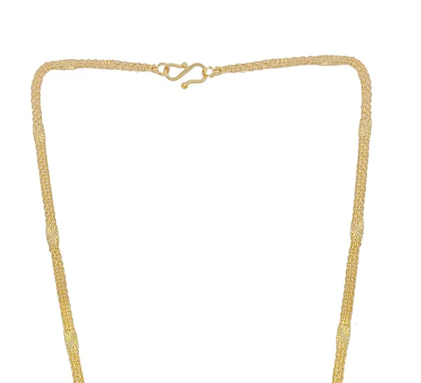 SHANKHRAJ_MALL_Classic_Gold-Plated_Chain_Necklace_for_Men_&_Women_|_Durable_Lobster_Clasp_(10050)