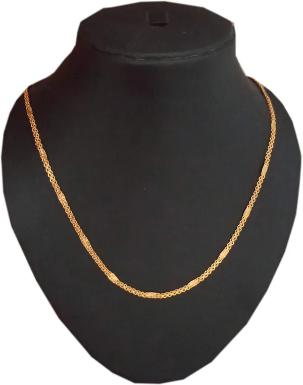 SHANKHRAJ_MALL_Classic_Gold-Plated_Chain_Necklace_for_Men_&_Women_|_Durable_Lobster_Clasp_(10050)
