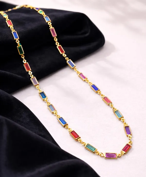 SHANKHRAJ_MALL_Multicolor_Crystal_Necklace_Set_for_Women_|_Gold_Plated_Stone_Chain_Jewellery_(A395)