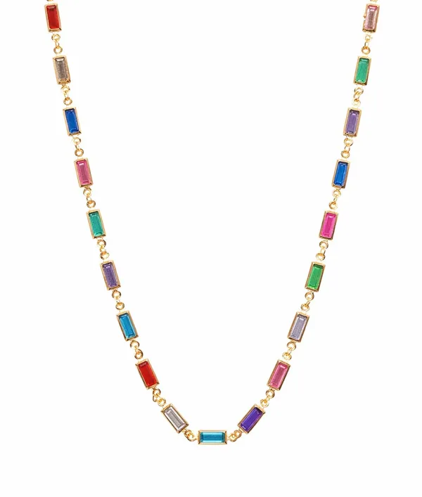 SHANKHRAJ_MALL_Multicolor_Crystal_Necklace_Set_for_Women_|_Gold_Plated_Stone_Chain_Jewellery_(A395)