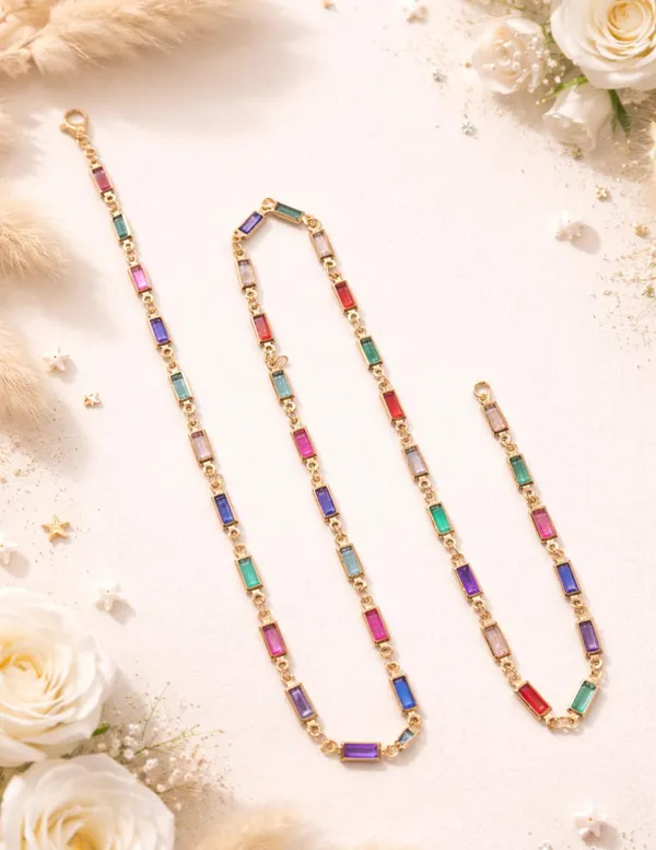 SHANKHRAJ_MALL_Multicolor_Crystal_Necklace_Set_for_Women_|_Gold_Plated_Stone_Chain_Jewellery_(A395)