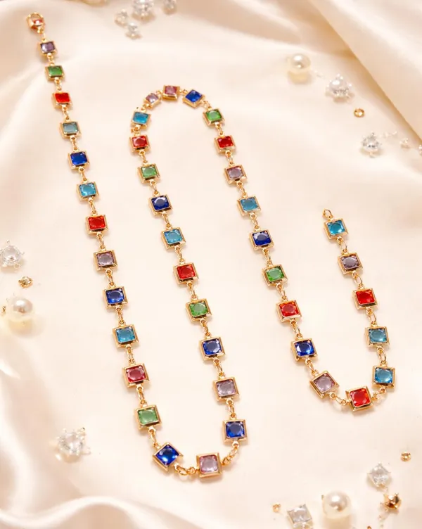 SHANKHRAJ_MALL_Multicolor_Crystal_Necklace_Set_for_Women_|_Gold_Plated_Stone_Chain_Jewellery_(A394)