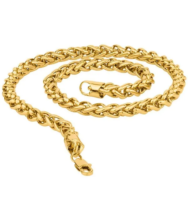 SHANKHRAJ_MALL_Classic_Gold-Plated_Chain_Necklace_for_Men_&_Women_|_Durable_Lobster_Clasp_(1009)