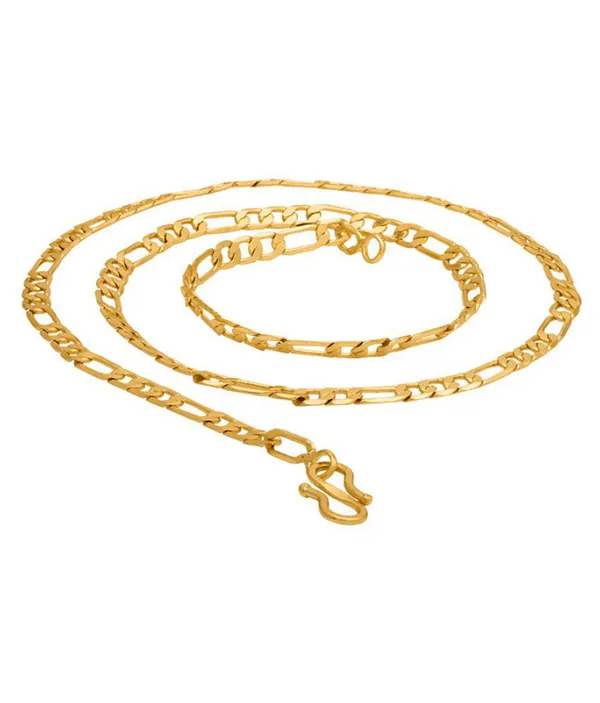 SHANKHRAJ_MALL_Classic_Gold-Plated_Chain_Necklace_for_Men_&_Women_|_Durable_Lobster_Clasp_(10021)
