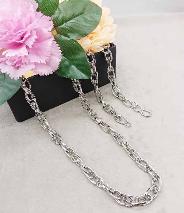SHANKHRAJ_MALL_Men’s_Chrome_Finish_Figaro_Chain_Necklace_–_Durable_Metal,_Stylish_Jewelry_for_Men_&_Boys,_Non-Tarnish_&_Lightweight_Fashion_Accessory_(100740)
