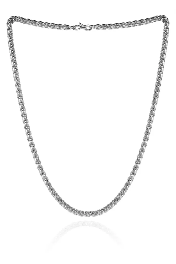 SHANKHRAJ_MALL_Men’s_Chrome_Finish_Figaro_Chain_Necklace_–_Durable_Metal,_Stylish_Jewelry_for_Men_&_Boys,_Non-Tarnish_&_Lightweight_Fashion_Accessory_(100362)