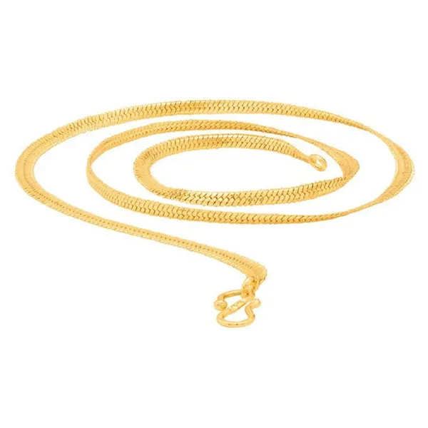 SHANKHRAJ_MALL_Classic_Gold-Plated_Chain_Necklace_for_Men_&_Women_|_Durable_Lobster_Clasp_(10018)
