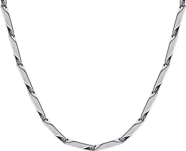 SHANKHRAJ_MALL_Men’s_Chrome_Finish_Figaro_Chain_Necklace_–_Durable_Metal,_Stylish_Jewelry_for_Men_&_Boys,_Non-Tarnish_&_Lightweight_Fashion_Accessory_(100395)