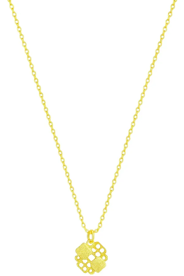 SHANKHRAJ_MALL_Elegant_Gold_Tone_Necklace_for_Women_|_Minimal_Geometric_Pendant_Design_|_Lightweight_Wear_Jewelry_|_Stylish_Chain_for_Casual_&_Festive_Outfits