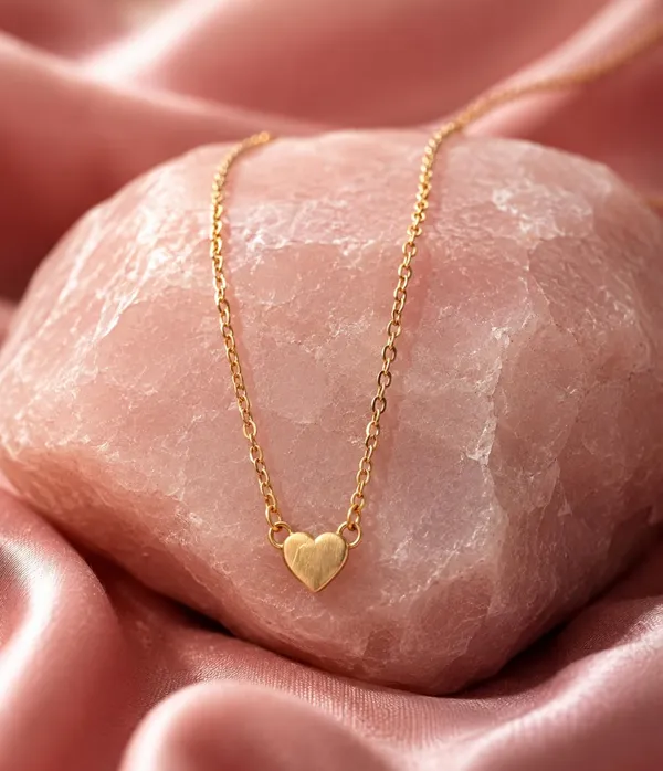 Gold_Plated_Heart_Pendant_Necklace_for_Women_&_Girls_|_Minimalist_Heart_Charm_Necklace_|_Lightweight_Chain_|_Fashion_Jewellery