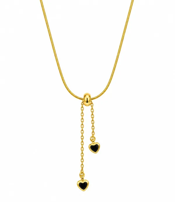 Gold_Tone_Adjustable_Drop_Pendant_Necklace_for_Women_&_Girls,_A699
