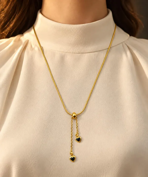Gold_Tone_Adjustable_Drop_Pendant_Necklace_for_Women_&_Girls,_A699