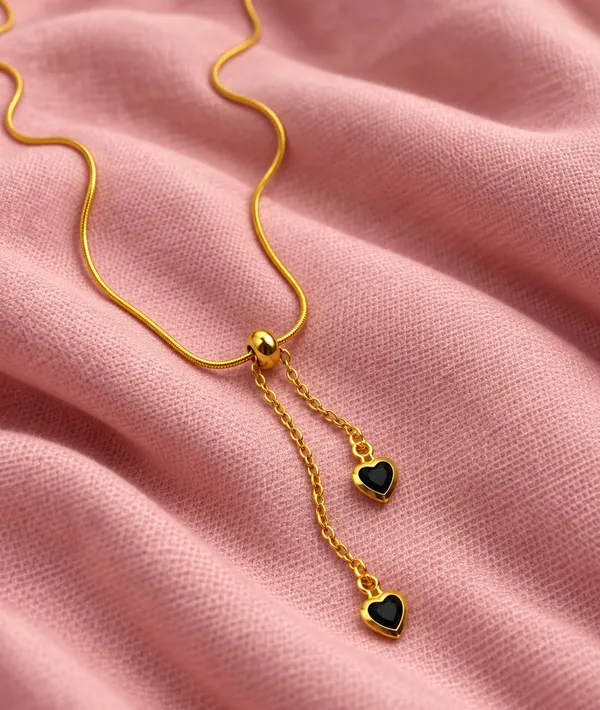 Gold_Tone_Adjustable_Drop_Pendant_Necklace_for_Women_&_Girls,_A699