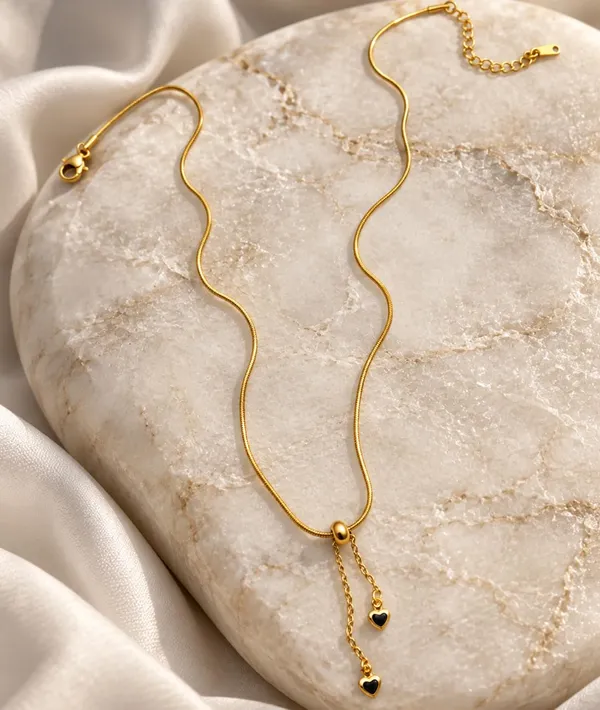 Gold_Tone_Adjustable_Drop_Pendant_Necklace_for_Women_&_Girls,_A699