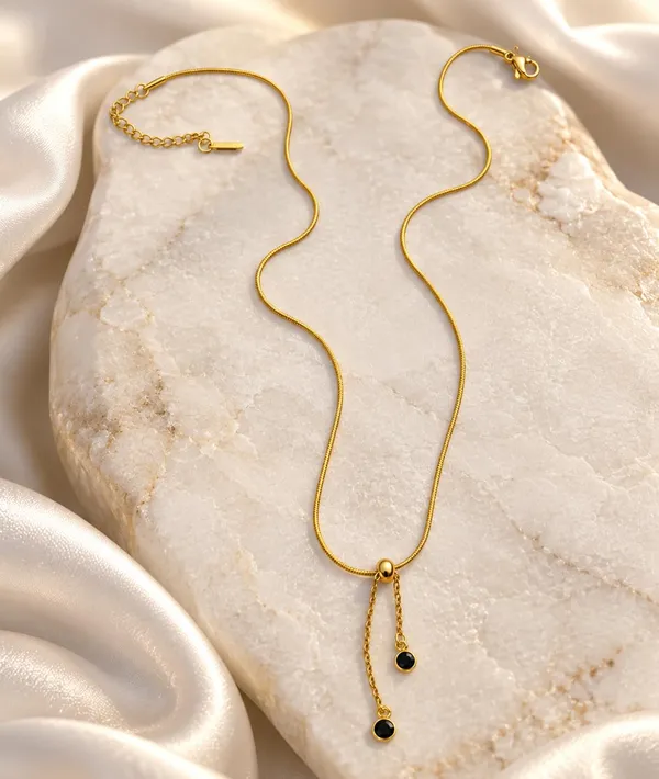 Gold_Tone_Adjustable_Drop_Pendant_Necklace_for_Women_&_Girls,_A698