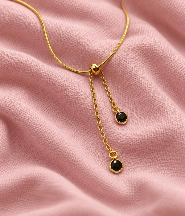 Gold_Tone_Adjustable_Drop_Pendant_Necklace_for_Women_&_Girls,_A698