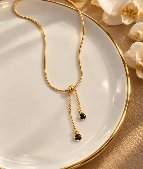 Gold_Tone_Adjustable_Drop_Pendant_Necklace_for_Women_&_Girls,_A698