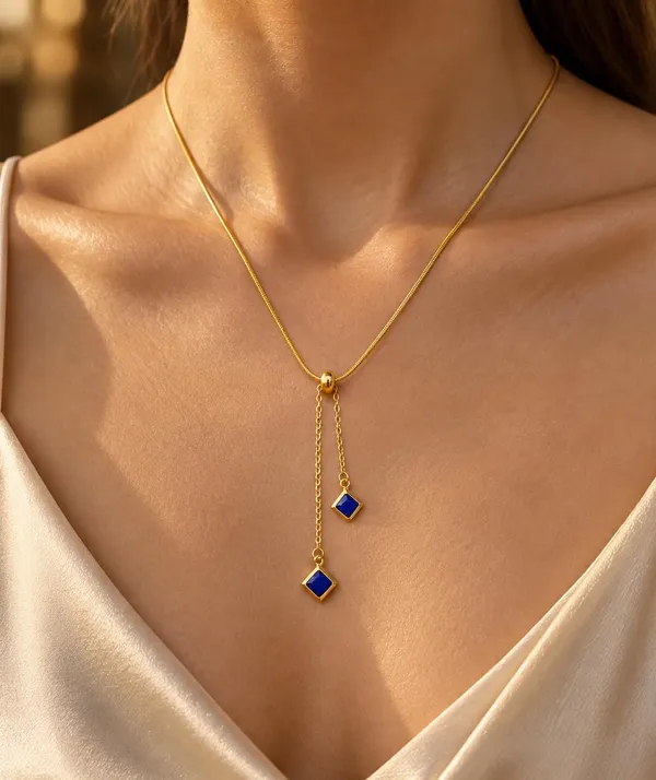 Gold_Tone_Adjustable_Drop_Pendant_Necklace_for_Women_&_Girls,_A696