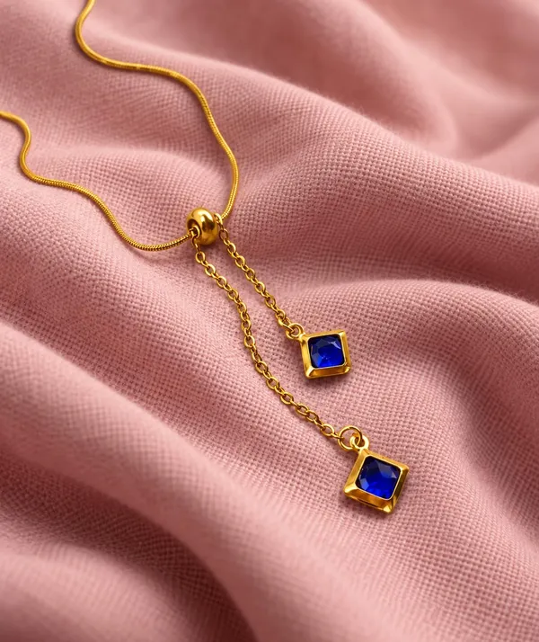 Gold_Tone_Adjustable_Drop_Pendant_Necklace_for_Women_&_Girls,_A696