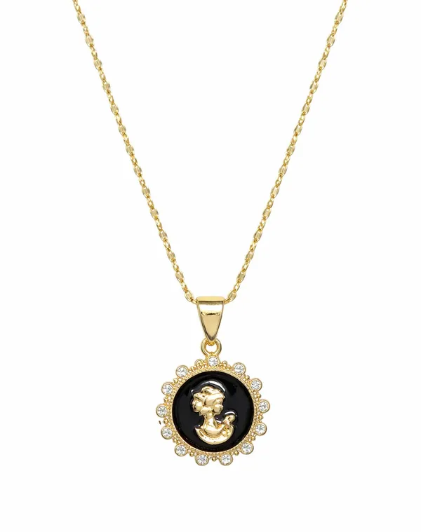 SHANKHRAJ_MALL_Silver_Pendant_Necklace_with_Stone,_Swan_Design,_Chain_Included_(A433)