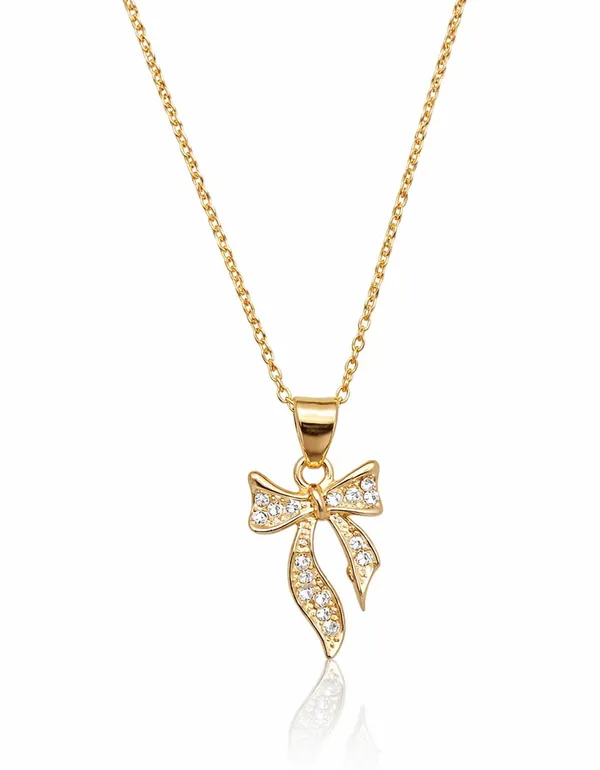 SHANKHRAJ_MALL_Silver_Pendant_Necklace_with_Stone,_Swan_Design,_Chain_Included_(A519)
