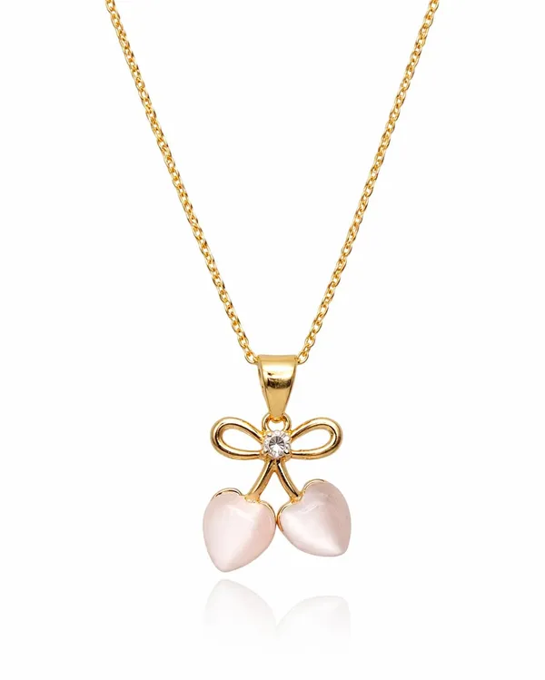 SHANKHRAJ_MALL_Silver_Pendant_Necklace_with_Stone,_Swan_Design,_Chain_Included_(A523)