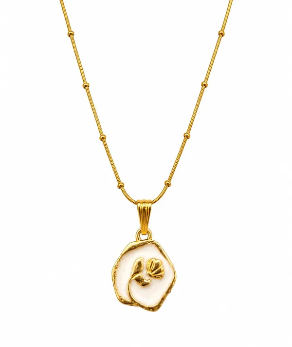 Gold-Toned_Floral_Medallion_Pendant_Necklace_with_Beaded_Chain_(gold)