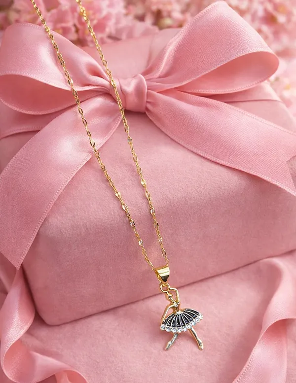 SHANKHRAJ_MALL_Silver_Pendant_Necklace_with_Stone,_Swan_Design,_Chain_Included_(A442)