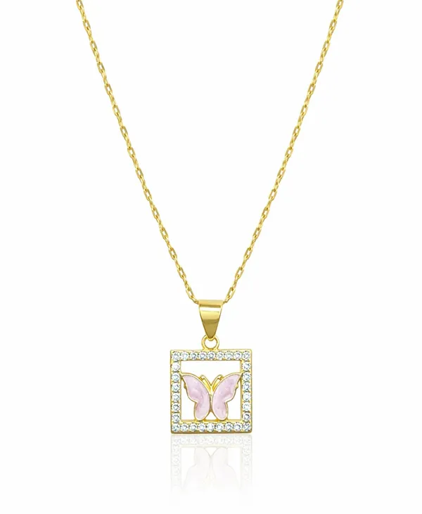 SHANKHRAJ_MALL_Silver_Pendant_Necklace_with_Stone,_Swan_Design,_Chain_Included_(A450)