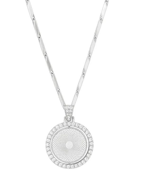 SHANKHRAJ_MALL_Elegant_Gold_Plated_Pendant_Necklace_with_Crystal_Rhinestones,_Rectangle_Dog_Tag_Design,_Fashion_Jewelry_for_men_(A269)