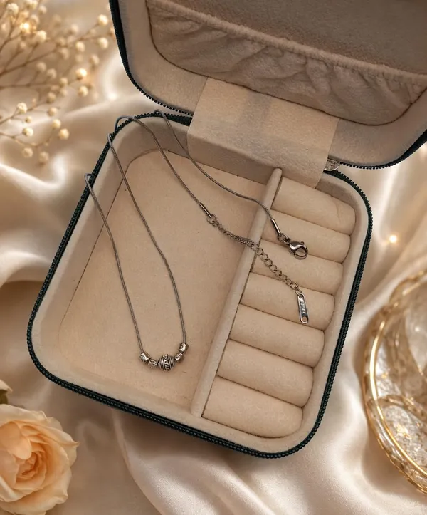 Bead_Charm_Necklace_for_Women_|_Snake_Chain_Necklace_with_Decorative_Charms_|_Minimalist_Fashion_Jewelry_for_Daily_Wear,_Party_&_Gift