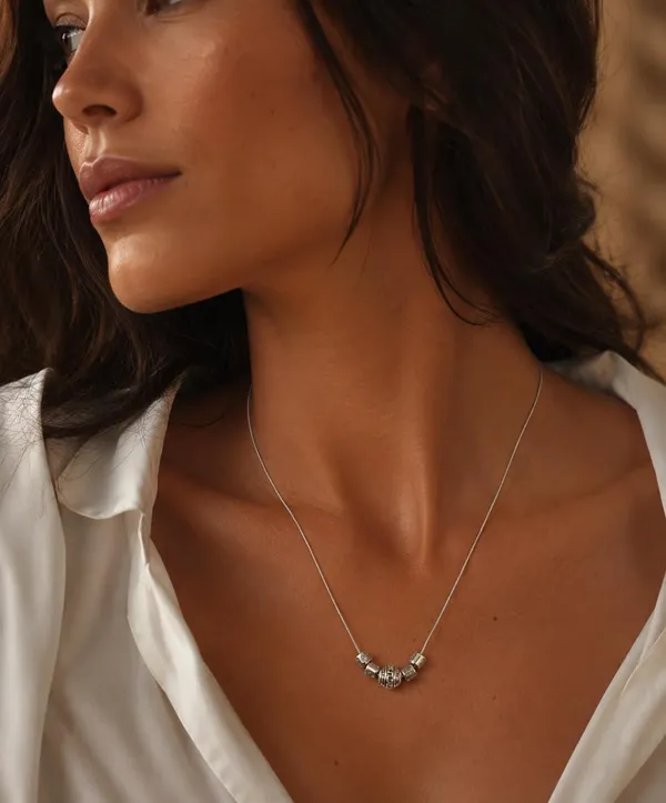 Bead_Charm_Necklace_for_Women_|_Snake_Chain_Necklace_with_Decorative_Charms_|_Minimalist_Fashion_Jewelry_for_Daily_Wear,_Party_&_Gift