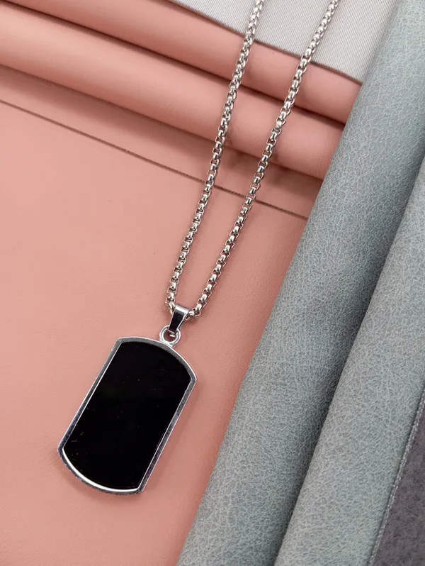 SHANKHRAJ_MALL_Pendant_Necklace_with_Rhinestones_for_Men_&_Women_–Chain,_Hip_Hop_Iced_Out_Jewelry,_Unisex_Faith_Pendant_Gift_Colour_Gold-Silver-Black_(A171)