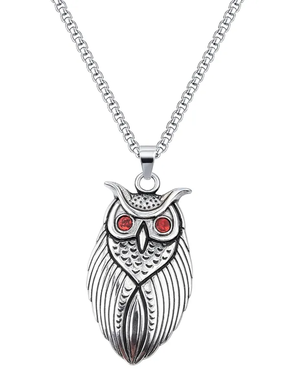 SHANKHRAJ_MALL_Pendant_Necklace_with_Rhinestones_for_Men_&_Women_–Chain,_Hip_Hop_Iced_Out_Jewelry,_Unisex_Faith_Pendant_Gift_Colour_Gold-Silver-Black_(A169)