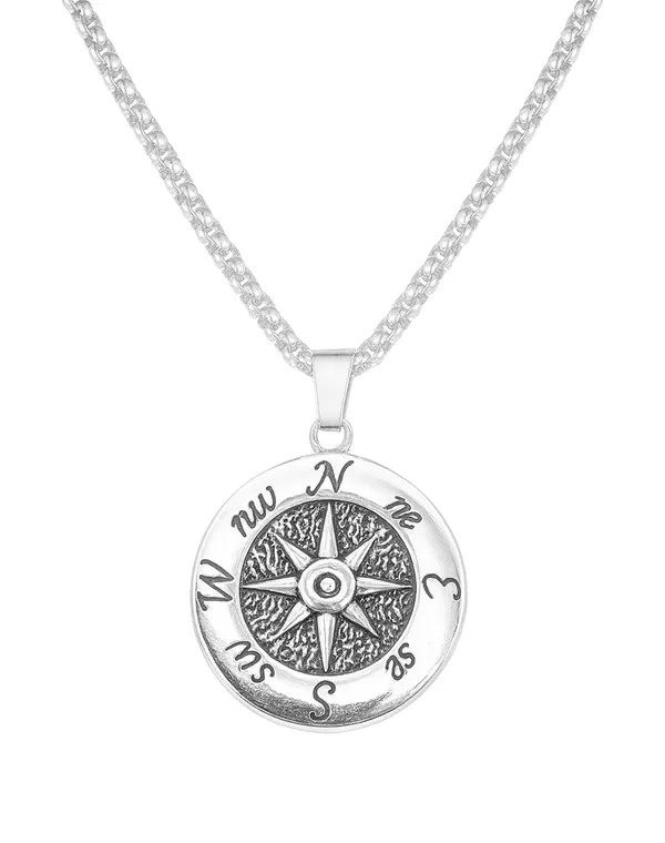 SHANKHRAJ_MALL_Pendant_Necklace_with_Rhinestones_for_Men_&_Women_–Chain,_Hip_Hop_Iced_Out_Jewelry,_Unisex_Faith_Pendant_Gift_Colour_Gold-Silver-Black_(A167)