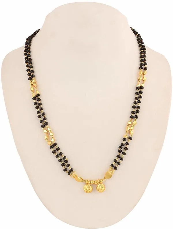 Women_gold_plated_Stylish_Mangalsutra_chain_(DK-2SER_2BOWL-BL1)