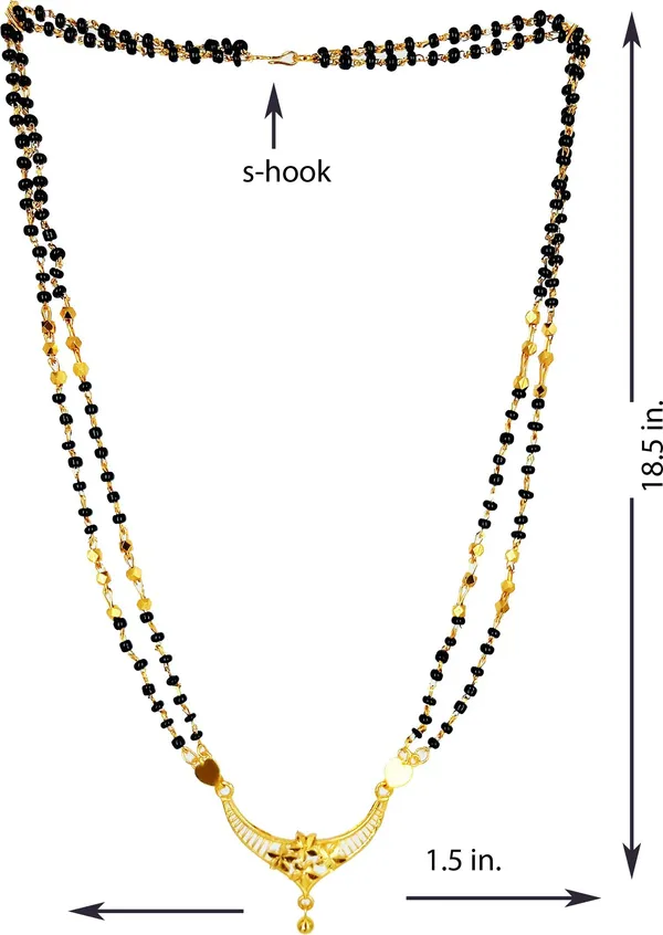 Women_gold_plated_Stylish_Mangalsutra_chain_(DK-4_FLOWER_2_SER_CHAIN)